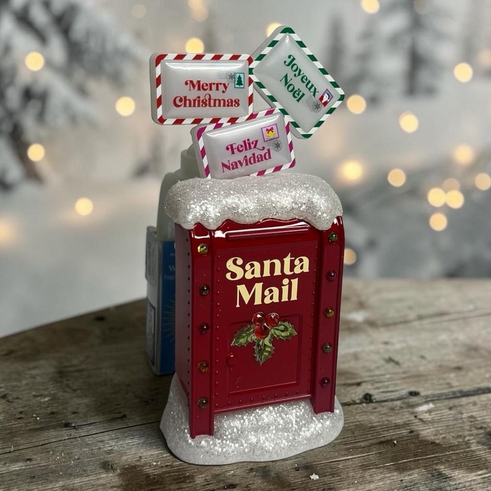 Bath & Body Works Wallflower Santa's Mail Box Plug in Merry Christmas Holiday